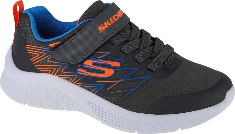 Skechers Microspec Texlor 403770L GYBL voor een jongen Grijs Sneakers