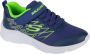 Skechers Microspec Texlor 403770L-NVLM voor een jongen Marineblauw Sneakers - Thumbnail 4