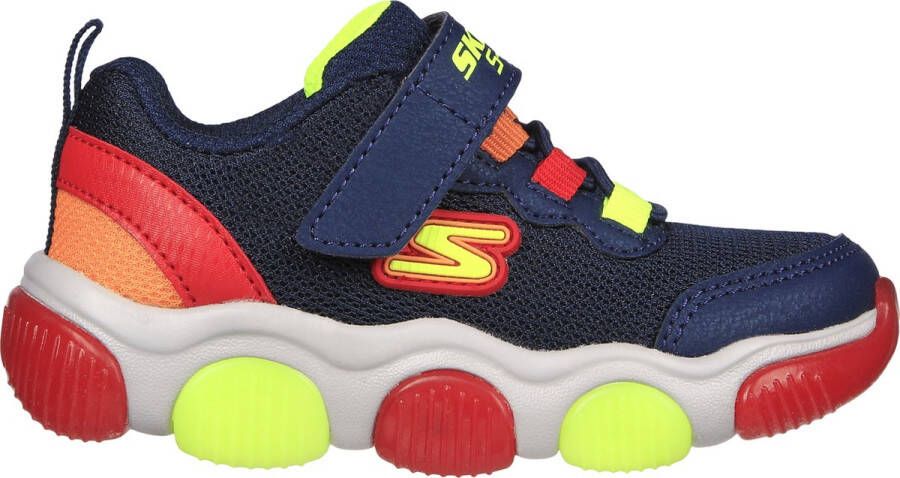 Skechers S-Lights Mighty Glow sneakers met lichtjes zwart