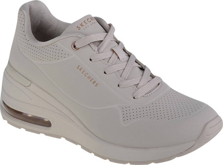 Skechers Million Air-Elevated Air 155401-OFWT Vrouwen Beige Sneakers