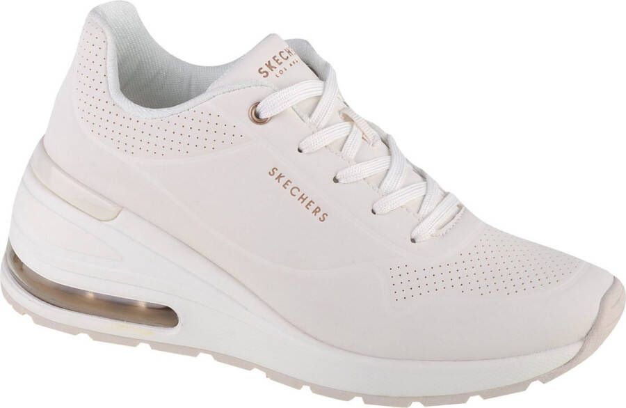 Skechers Million Air-Elevated Air 155401-WHT Vrouwen Wit Sneakers