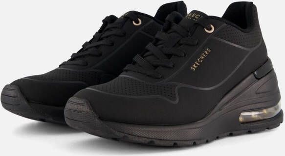 Skechers Million Air Elevated Air Dames Sneakers Zwart