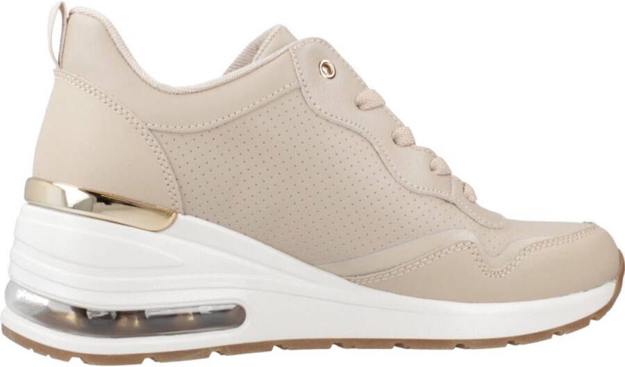 Skechers Modieuze Air-Cooled Sneaker Beige Dames
