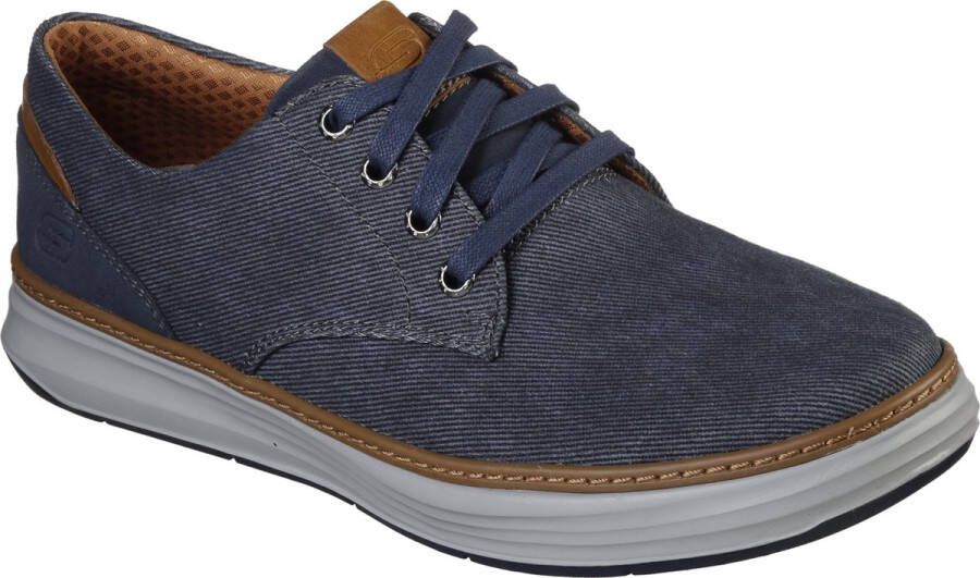 Skechers Moreno Ederson Sneakers Blauw Textiel Heren