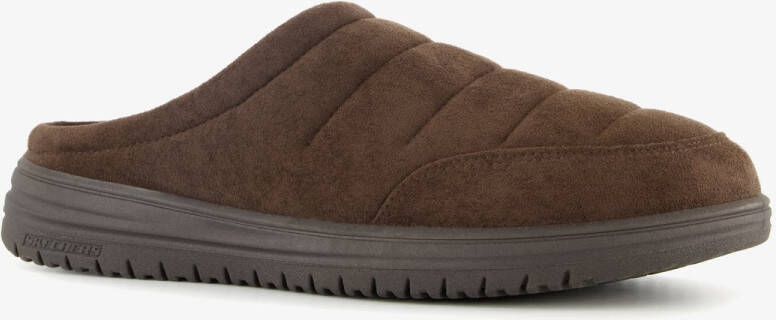 Skechers Relaxed Fit Murette Garvanza heren pantoffels bruin Sloffen