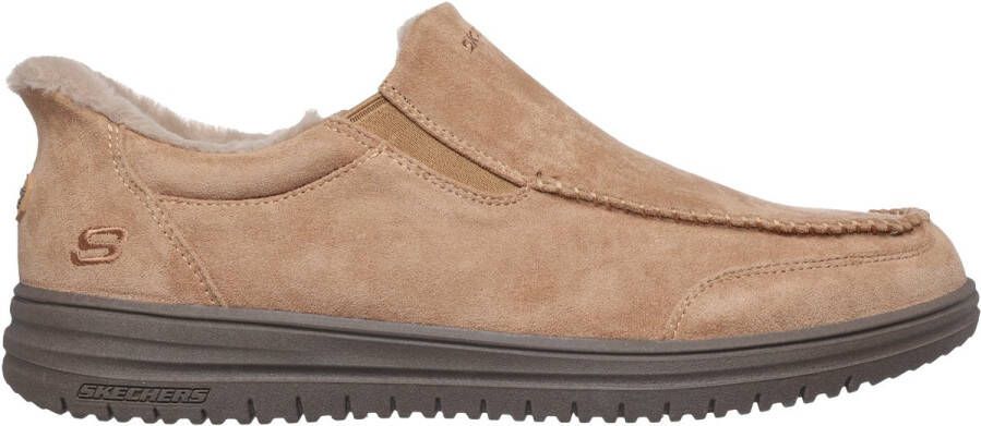 Skechers Murette Sfield Heren Sloffen Tan