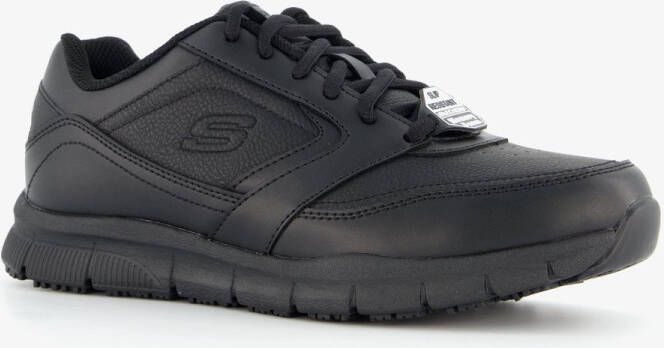 Skechers Relaxed Fit Nampa werkschoenen zwart Extra comfort Memory Foam