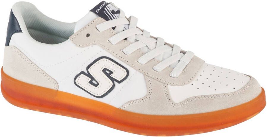 Skechers New Wave Cup Calven Mannen Wit Sneakers Sportschoenen