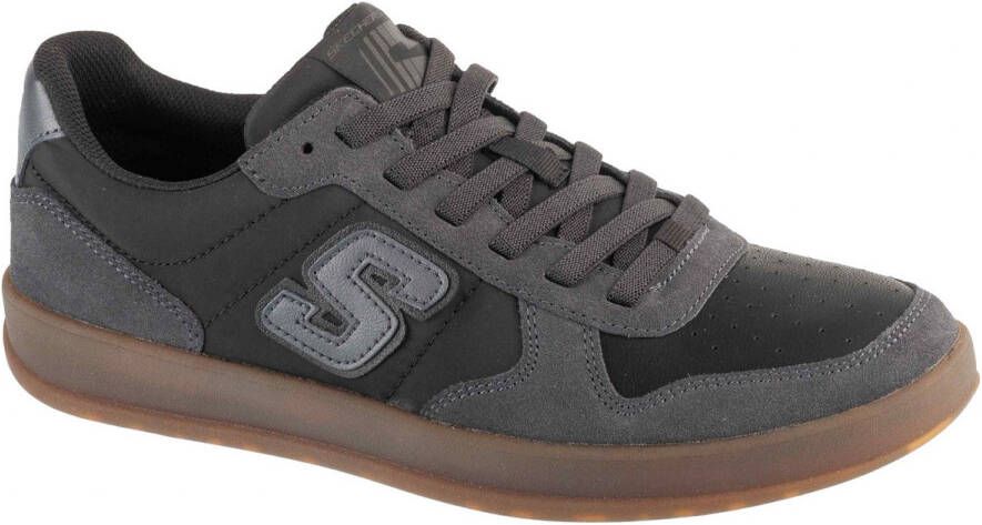 Skechers New Wave Cup Calven Mannen Zwart Sportschoenen Sneakers