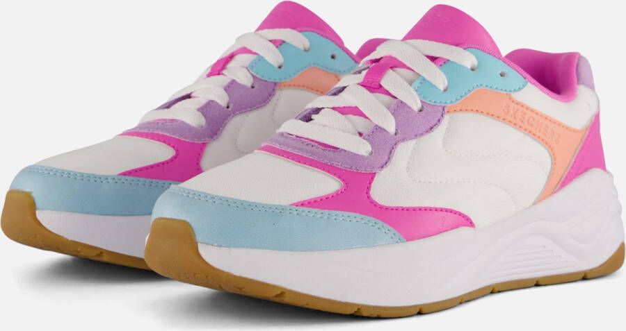 Skechers Nova Jogger Color Classic Meisjes Sneakers Wit