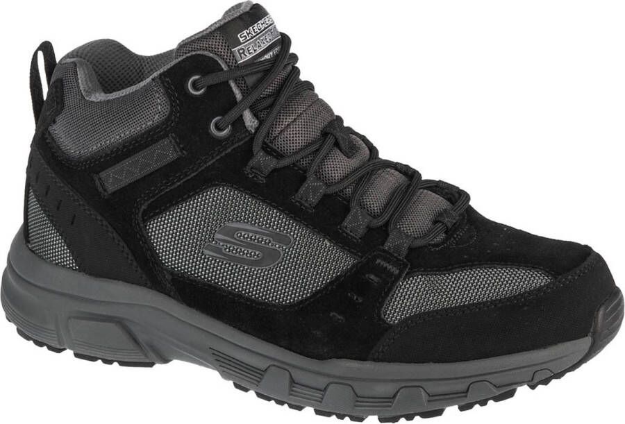 Skechers Oak Canyon 51895-BKCC Mannen Zwart Trekkingschoenen Trappers - Foto 2