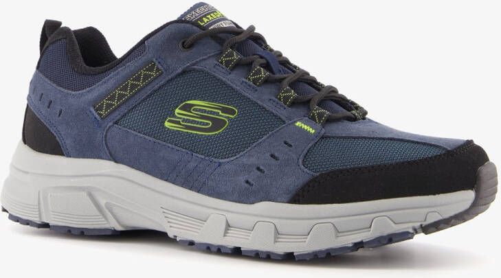 Skechers Sneakers Oak Canyon met memory foam-uitrusting vrijetijdsschoen lage schoen veterschoen