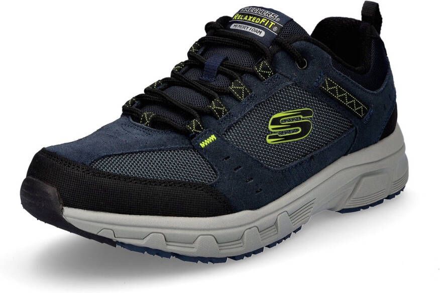 Skechers Sneakers Oak Canyon met memory foam-uitrusting vrijetijdsschoen lage schoen veterschoen
