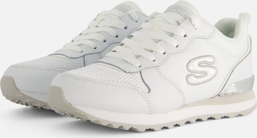 Skechers Sneakers Gold´n Gurl met metallic-details vrijetijdsschoen lage schoen veterschoen