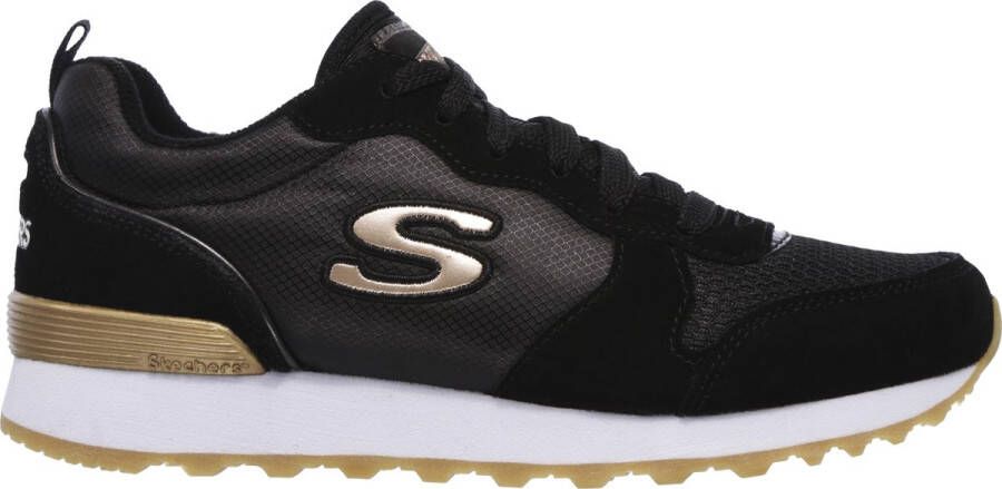 Skechers Sneakers GoldN Gurl Vrijetijdsschoen halfschoen veterschoen met air-cooled memory foam