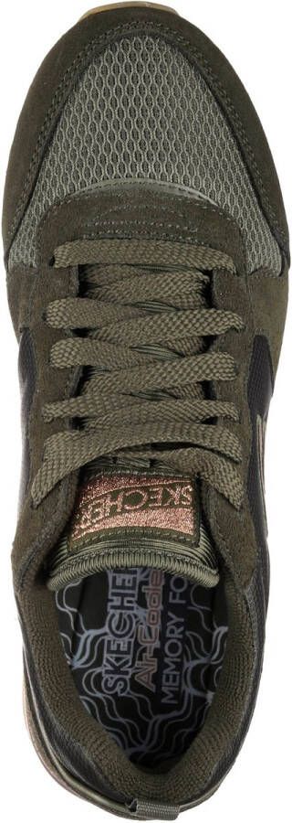 Skechers Sneakers GoldN Gurl Vrijetijdsschoen halfschoen veterschoen met air-cooled memory foam