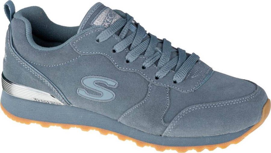Skechers OG 85 Suede Eaze 155286 SLT Vrouwen Blauw Sneakers