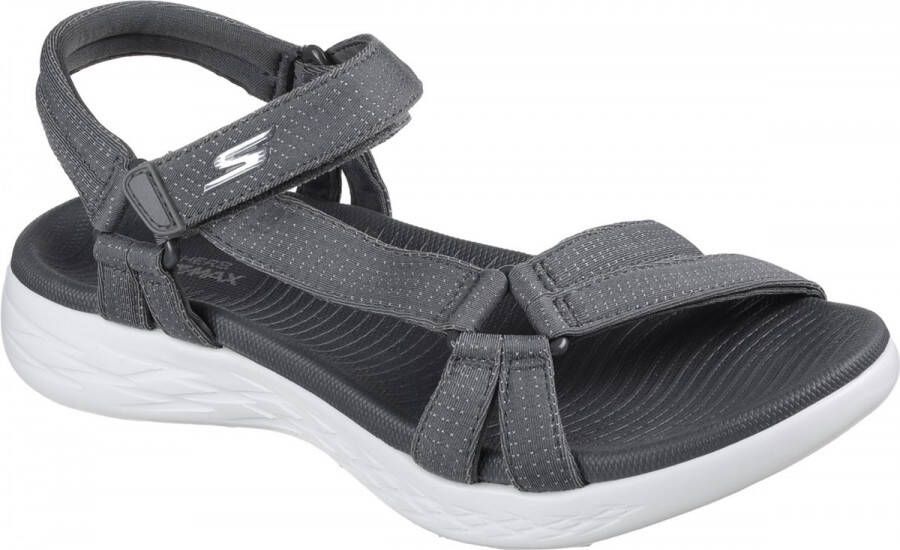 Skechers On-The-Go 600 Brilliancy Sandalen Vrouwen Charcoal