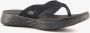 Skechers On The Go 600 Flourish 140703-BKGY Vrouwen Zwart Slippers - Thumbnail 1