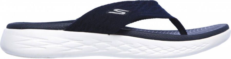 Skechers On The Go 600 Sunny 140037-NVY Vrouwen Marineblauw teenslippers