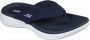 Skechers On The Go 600 Sunny 140037-NVY Vrouwen Marineblauw teenslippers - Thumbnail 3