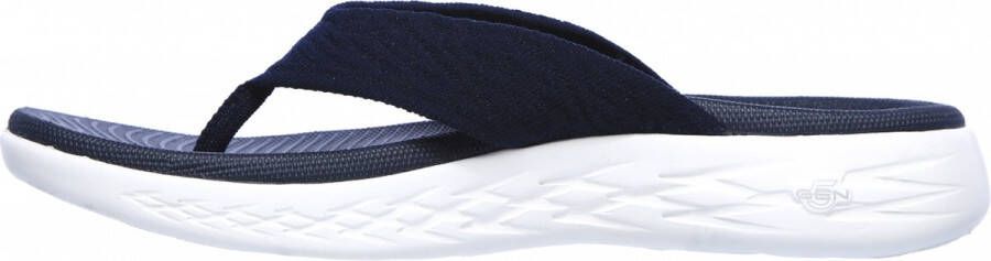 Skechers On The Go 600 Sunny 140037-NVY Vrouwen Marineblauw teenslippers