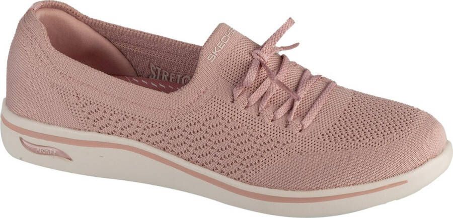 Skechers On-The-GO Arch Fit Uplift Florence 136632-BLSH Vrouwen Roze Sneakers Sportschoenen