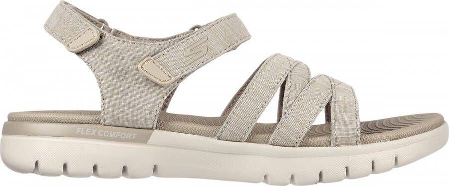 Skechers On The Go Flex Finest sandaal Beige Dames
