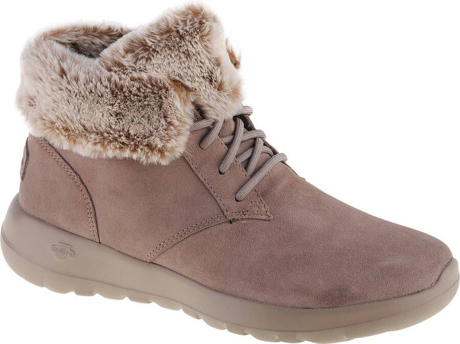 Skechers On The Go Joy-Plush Dreams 144042-DKTP Vrouwen Grijs Laarzen Sneeuw laarzen