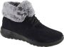 Skechers On The Go Joy Plush Dreams 144042 BKGY Vrouwen Zwart Schoenen Sneeuw laarzen - Thumbnail 11