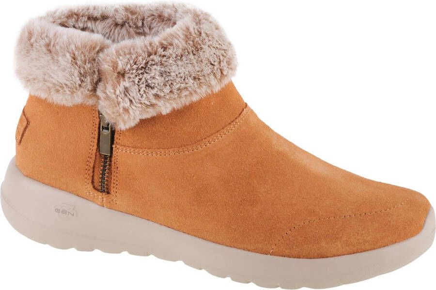 Skechers On The Go Joy-Savvy 144003-CSNT Vrouwen Bruin Laarzen Sneeuw