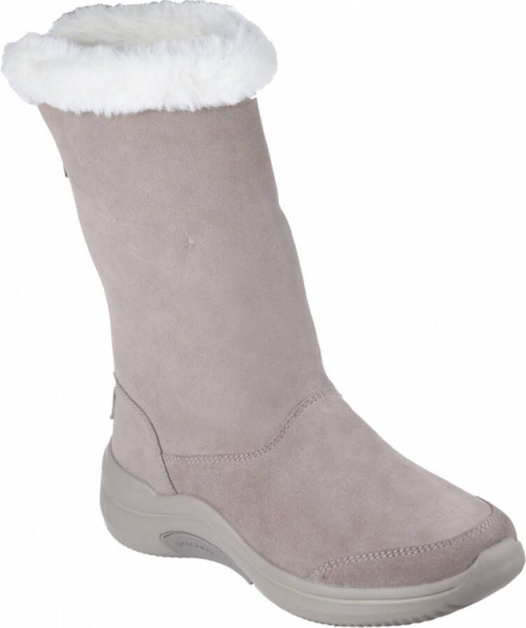 Skechers On The Go Midtown taupe winterlaarzen dames (144299 DKTP)