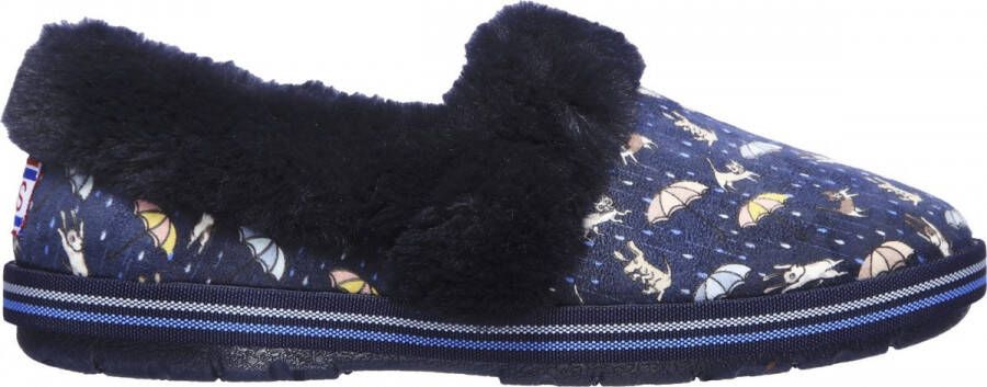 Skechers Pantoffels TOO COZY MOVIE NIGHT Huisschoen met grappige honden- en kattenprint