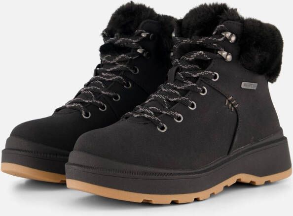 Skechers Park City Veterboots zwart Nubuck