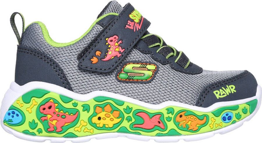Skechers Play Scene Jongens Sneakers Grijs