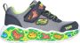 Skechers Play Scene Jongens Sneakers Grijs - Thumbnail 1