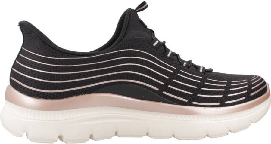 Skechers Slip-on sneakers SUMMITS PLUS-SOFT LUSTER Vrijetijdsschoen instapschoen in vegan uitvoering