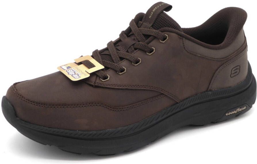 Skechers Pollard Brax Slip-Ins Heren Instapper 205338 COC Bruin
