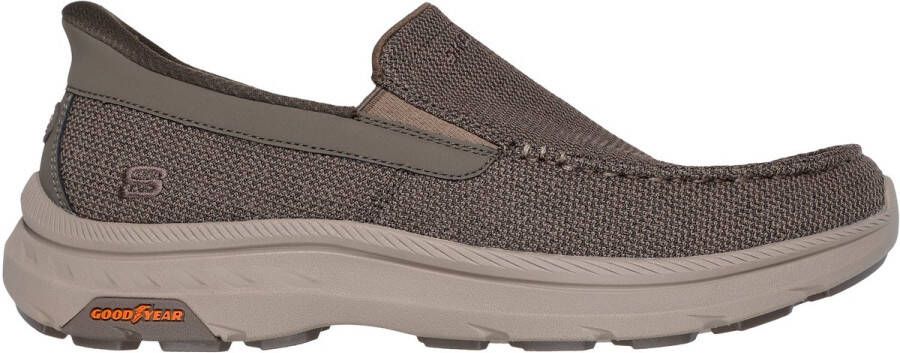 Skechers Pollard WilfRood Heren Instappers Taupe