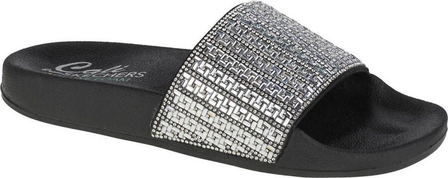 Skechers Pop Ups New Spark 119320 BLK Vrouwen Zilver Slippers