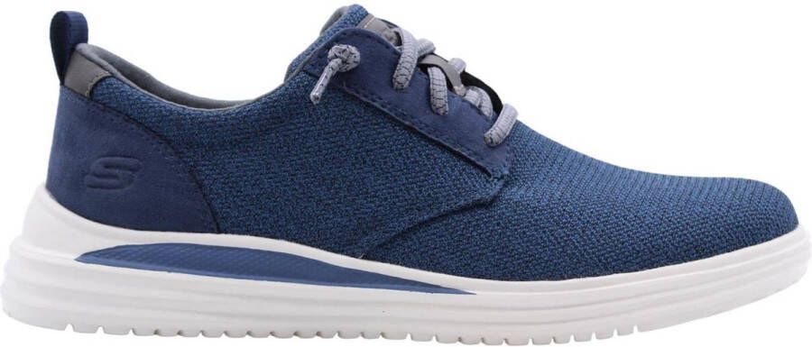 Skechers GO WALK FLEX -New World-sneakers voor heren Slip In Vegan 216505 NVLM blauw - Foto 7
