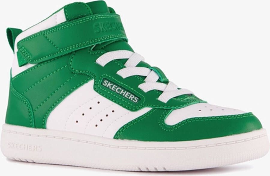 Skechers Quick Street jongens sneakers groen wit