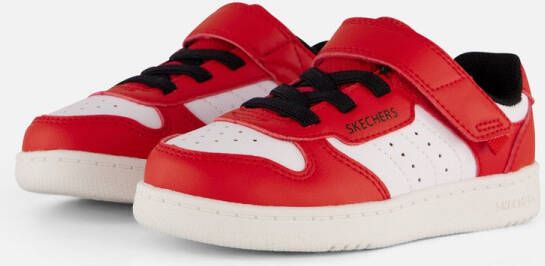 Skechers Quick Street Sneakers rood Synthetisch
