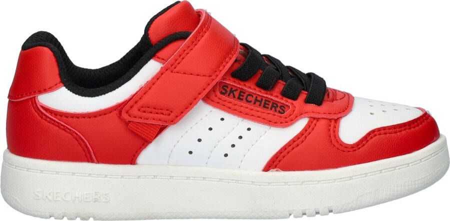 Skechers Quik Street sneakers rood wit Jongens Imitatieleer Meerkleurig 32 - Foto 2