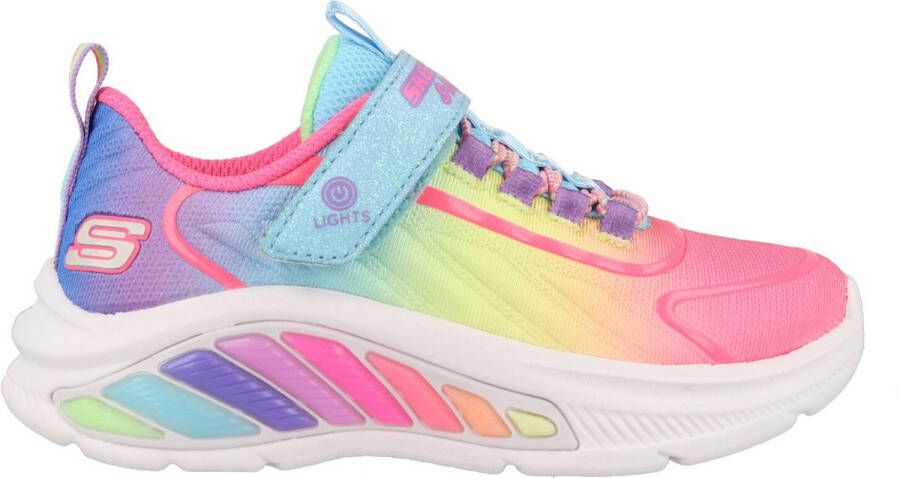 Skechers Rainbow Cruisers Meisjes Sneakers Turquoise;Multicolour
