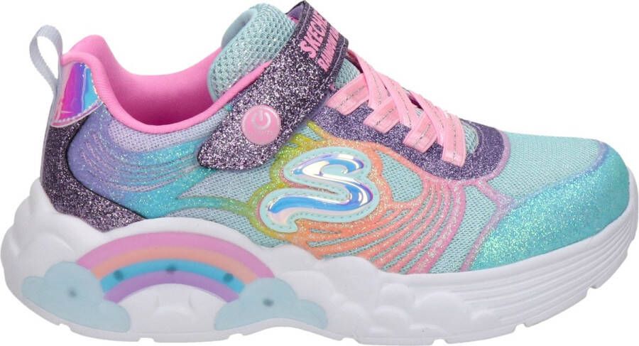Skechers Rainbow Racer-Nova Blitz Meisjes Sneakers Multicolour - Foto 2
