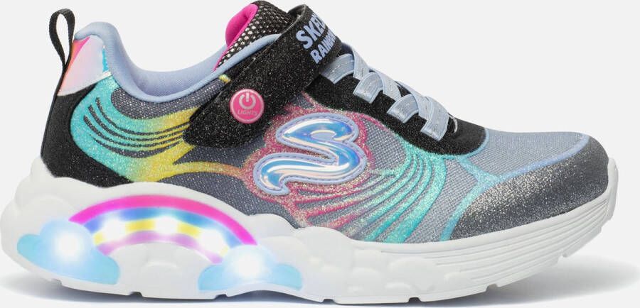 Skechers Rainbow Racer-Nova Blitz Meisjes Sneakers Zwart