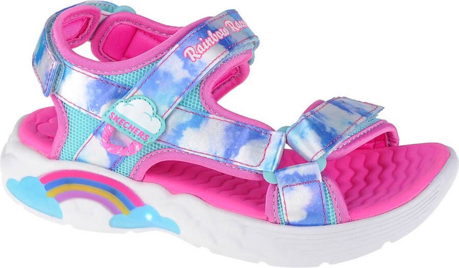 Skechers Rainbow Racer Sandal-Summer Sky 302975L-BLU voor meisje Blauw Sandalen - Foto 7