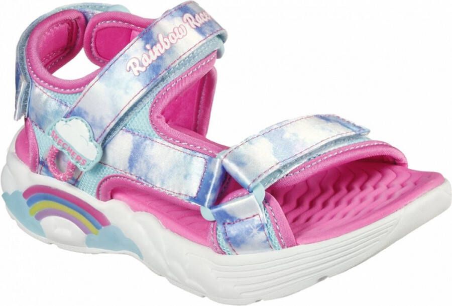 Skechers Rainbow Racer Sandal-Summer Sky 302975L-BLU voor meisje Blauw Sandalen - Foto 5