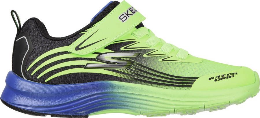 Skechers sneakers groen Jongens Imitatieleer Meerkleurig 30